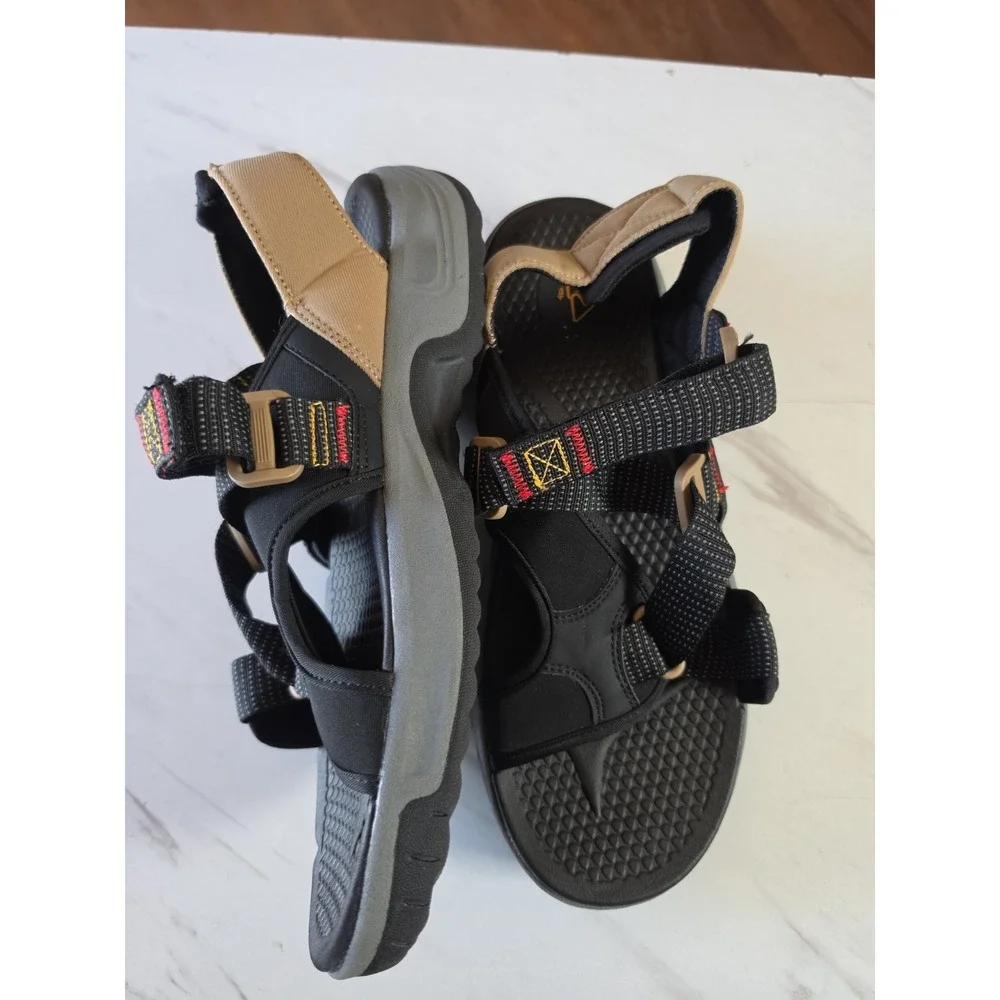 Men's Ozark Trail Outdoor Equipment Active Hiking Fishing Black/ Sandals Size 9